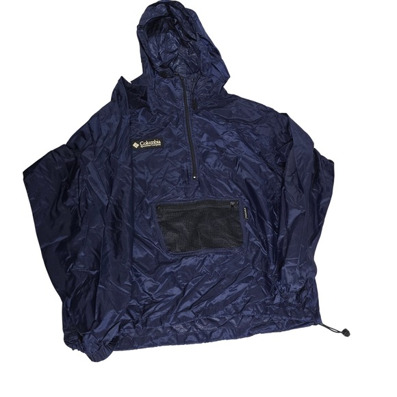 Columbia Other - Columbia Packable Anorak‎ Jacket Navy Blue Mens L Rain windbreaker